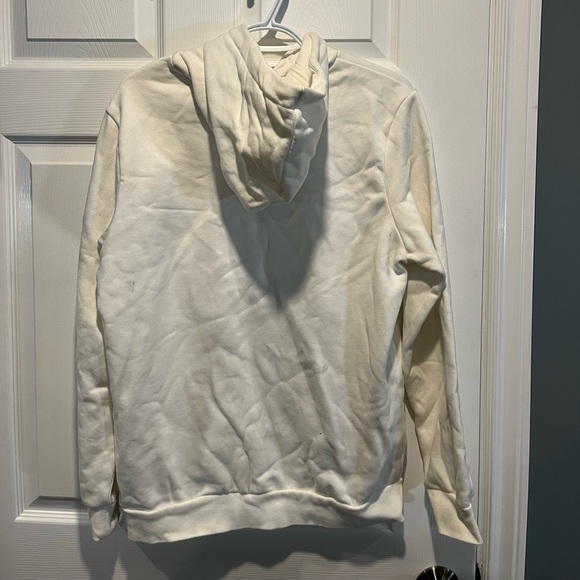 Puma White Pullover Hoodie Size Medium - Picture 2 of 10